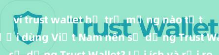 ví trust wallet hỗ trợ mạng nào tốt nhất Tại sao người dùng Việt Nam nên sử dụng Trust Wallet? Lợi ích và rủi ro